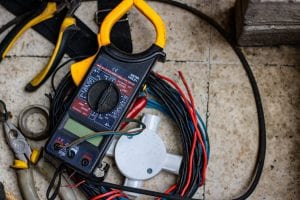 Image of a electrical contractor in Dover NH tools for projects